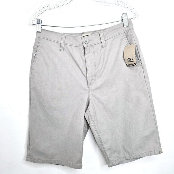 NWT Vans Intersect Drizzle Shorts size 28 Gray Greige in color Skate Shorts - Picture 1 of 9